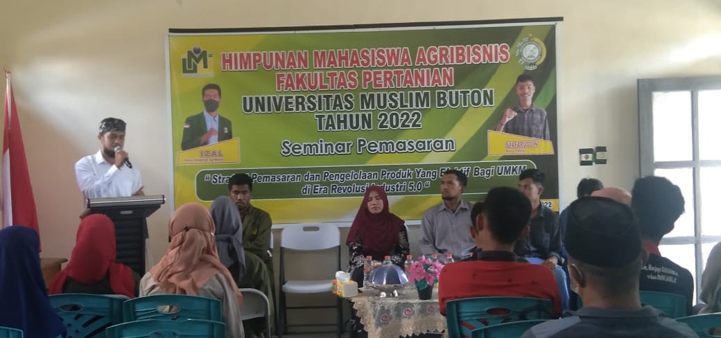 HIMAGRI FAKULTAS PERTANIAN UMU BUTON SUKSES GELAR SEMINAR PEMASARAN